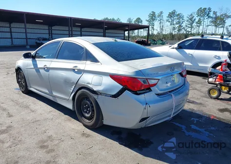 2014 Hyundai Sonata Gls z USA, uszkodzony, nr VIN 5NPEB4AC6EH938515